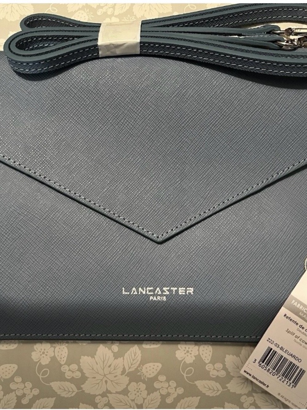 Lancaster Paris Women’s Crossbody Bag in Dusty Blue